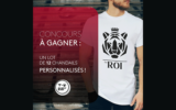 Un lot de 12 t-shirt personnalisés