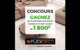 Un plancher chauffant Flexdeco de 1800 $