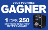 250 mini réfrigérateurs Koolatron