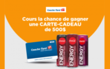 3 cartes cadeaux Couche-Tard de 500 $