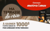 3 cartes-cadeaux de 1000 $ pour aménager votre terrasse