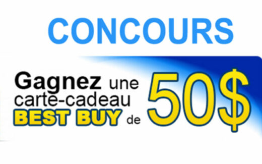 Carte cadeau Best Buy de 50$