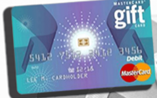 Carte cadeau Mastercard de 50$