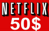 Carte cadeau Netflix de 50$