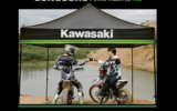 un chapiteau Kawasaki