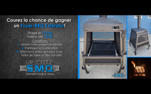 Un foyer-BBQ extérieur de 1475 $