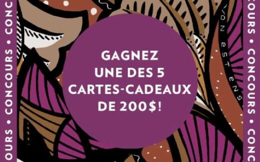 5 cartes-cadeaux Reitmans de 200 $