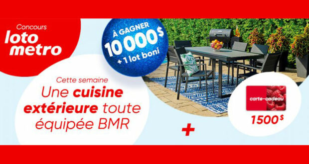 10 000 $ chaque semaine + un Prix Boni