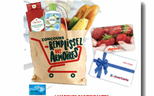 5000 $ en cartes cadeaux Metro et Jean Coutu