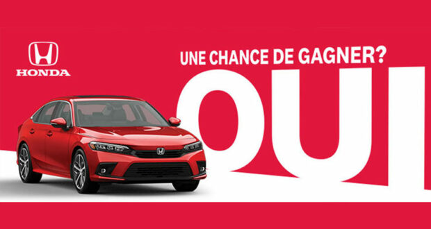 Une berline Honda Civic Touring 2022