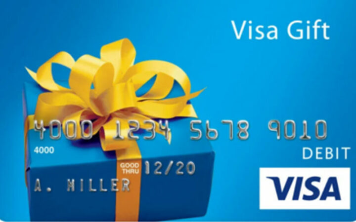 Une Carte-cadeau Visa de 1000 $