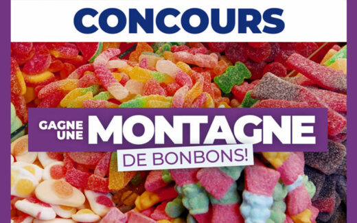 Une montagne de bonbons