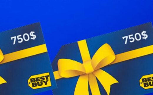 2 cartes-cadeaux Best Buy de 750 $