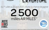 2500 milles Air Miles