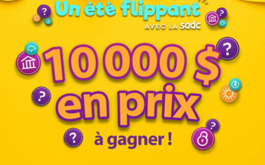 7 prix en espèces (Valeur totale 10 000 $)