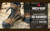Une paire de bottes AGILITY de ROYER
