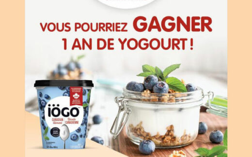 Un an de yogourt (20 gagnants)