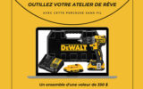 Un ensemble de perceuse – visseuse compacte DEWALT