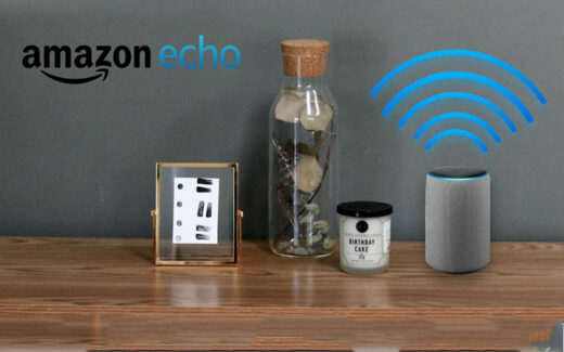 Un haut-parleur intelligent Echo Plus d’Amazon