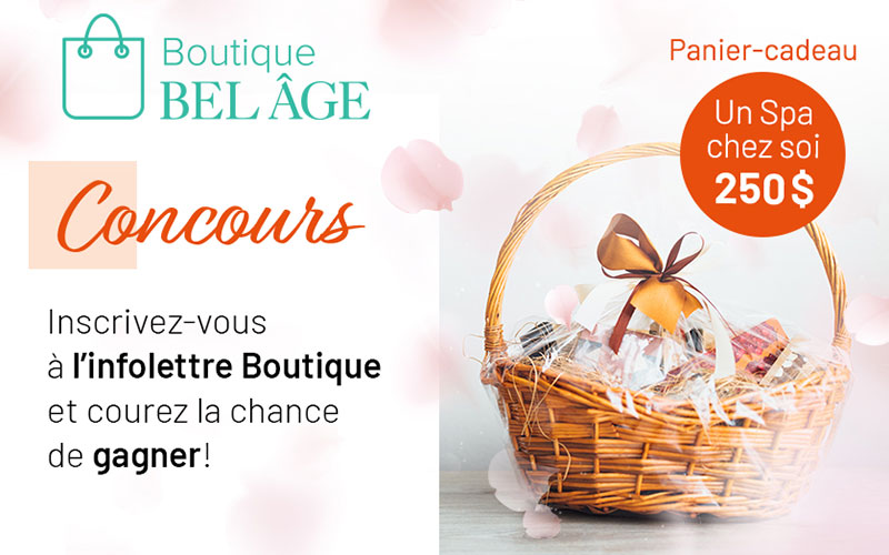 Un panier-cadeau ‘’UN SPA CHEZ SOI’’