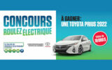 Un véhicule électrique Toyota Prius 2022