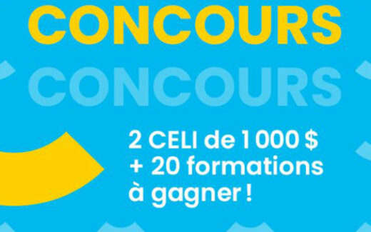 2 CELI de 1000 $ chacun + 20 formations