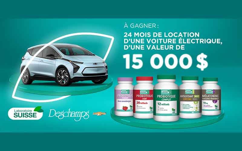 24 mois de location d’une voiture électrique (15000 $)