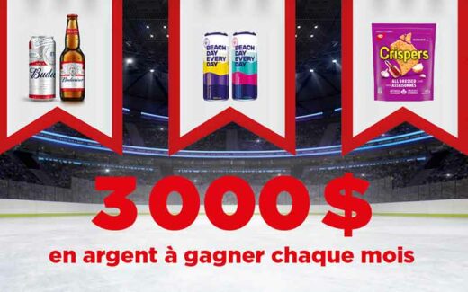 3000 $ en argent à gagner chaque mois