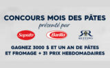 3000 $ et un an de pâtes Barilla et de fromage Saputo