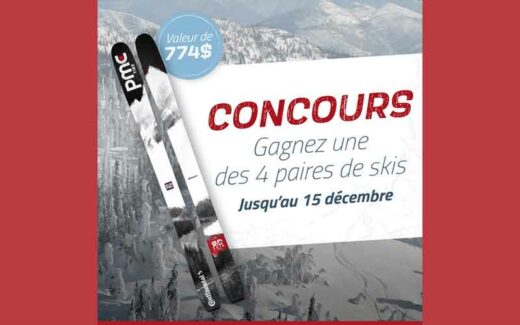 4 paires de skis