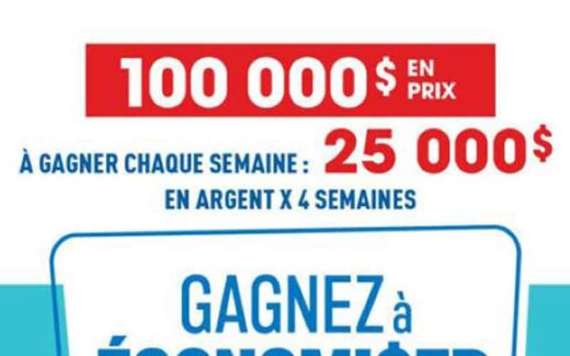 4 prix de 25 000 $ en argent