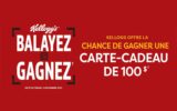 500 cartes cadeaux épicerie de 100 $ chacune