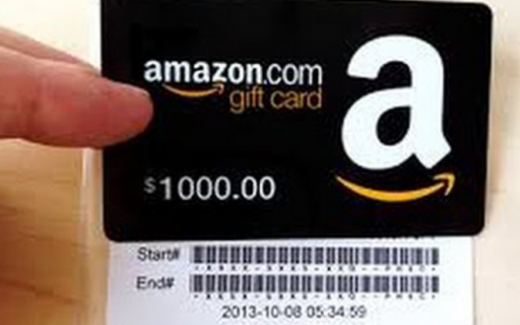 Une Carte-cadeau Amazon de 1000 $