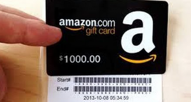 Une Carte-cadeau Amazon de 1000 $