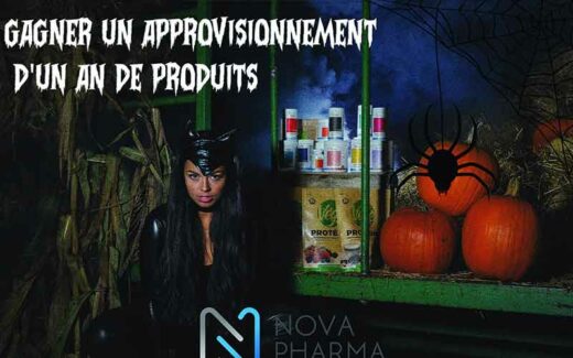 Un approvisionnement d’UN AN de produits Nova Pharma (1440 $)