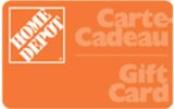 Une carte-cadeau Home Depot de 5000 $