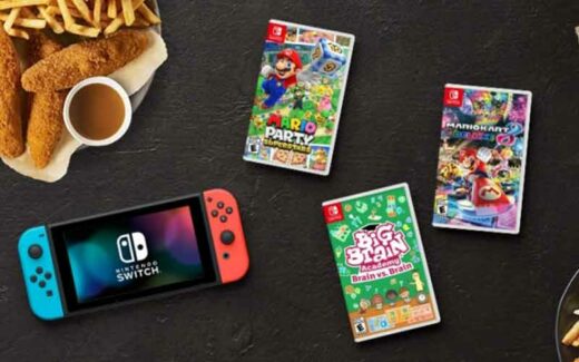 4 ensembles Nintendo Switch (680 $ chacun)