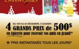 4 grands prix de 500 $ à dépenser en épicerie