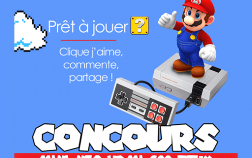 Une console mini NES incluant 600 jeux