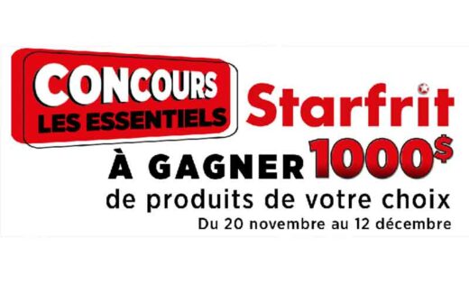 Un assortiment de produits Starfrit (1000 $)