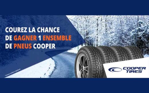 Un ensemble de 4 pneus d’hiver Cooper