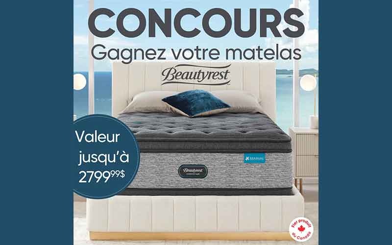 Un matelas Simons Beautyrest de vos rêves (2800 $)