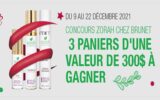 3 paniers Zorah cosmétique de 300 $ chacun