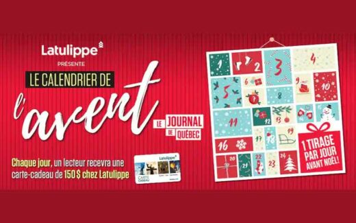 3600 $ en cartes cadeaux Latulippe