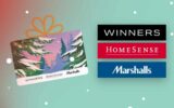 5 cartes-cadeaux HomeSense Winners et Marshalls de 50 $