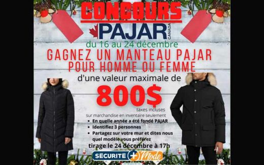 Un manteau Pajar d’une valeur de 800 $