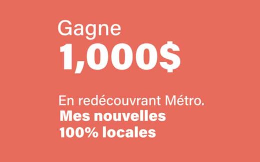 1000 $ en redécouvrant Métro