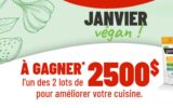 2 cartes cadeaux Tanguay de 2500 $ chacune