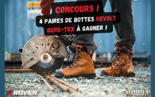 4 paires de bottes Royer Revolt (400 $ chacune)