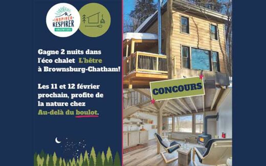 Deux nuitées dans un magnifique éco chalet